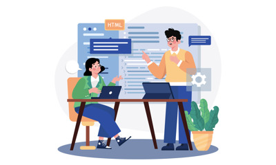 Vecteezy Team Writes Code Programming For App Or Website 11634348